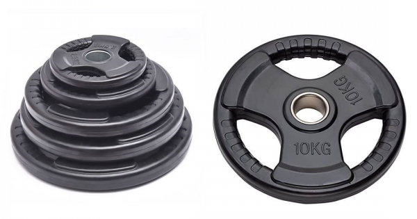 Set Dischi Frazionari Per Bilanciere Olimpico – 6 Pezzi: 0.6kg, 1.1kg, 2.3kg, Rivestiti In Poliuretano